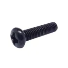 Гвинт М4х14 (DIN 7985) з циліндричною закругленою головкою, чорний