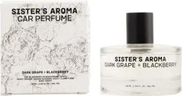 Парфуми для авто Sister's Aroma Чорний виноград та ожина 60 мл (4820227784738)