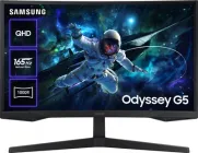 Монітор 27" Samsung Odyssey G5 S27CG550 Black (LS27CG550EIXUA) -- QHD 2K / VA 1000R / 165Hz / 1ms / HDR10 / FreeSync Premium / Low Input Lag / Black Equalizer