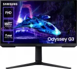 Монітор 24" Samsung Odyssey G3 (LS24DG300EIXUA) -- FullHD / VA / 180Hz / 1 мс (MPRT) / HDR10 / AMD FreeSync / Pivot / Black Equalizer / 95% sRGB