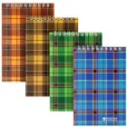 Набір блокнотів Delta А6 в м'якій обкладинці спіраль зверху 48 аркушів клітинка асорті кольорів 4 шт. (D8011-01)