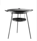 Сковорода з диска борони 50 см з кришкою + тринога з підставкою для розведення вогню