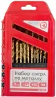Набір свердлів по металу Intertool 25 штук 1-13 мм з титановим напиленням в кейсі DIN338 HSS (000002950)