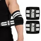 Ліктьові бинти Gorilla Wear Elbow Wraps Black/White 150 см