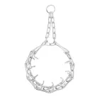 Нашийник строгий № 4 ширина 3,5 см довжина 70 см нержавійка нікелевий