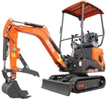 Мініекскаватор дизельний GTM G-Tex 1200 (7.5 кВт, 10.2 к.с., до 1.72 м, 1200 кг)