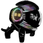 Портативна колонка BauTech DeepSeek з AI-асистентом RGB підсвічуванням та годинником Чорний (1016-142-00)