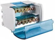 Шина нульова 2*7 в корпусі на DIN-рейку