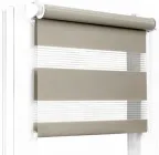 Ролета День Ніч TyulPan 70x170 см Бежевий