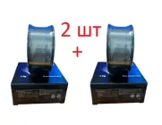 Дріт зварювальний 2шт ф0,8мм KWeld флюсовий самозахисний, для зварювання без газу, Е71Т-GS, D100 по 1кг