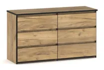 Комод 6Ш Меблі-Сервіс Бруклін Дуб крафт золотий(529565799)