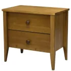 Дерев'яна приліжкова тумба 52х55х35 см Скіф ТБ-26 тікове дерево