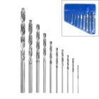 Набір алмазних свердлів для ручного дриля 10 шт (0.8-5.5 мм) - по металу, склу, кераміці