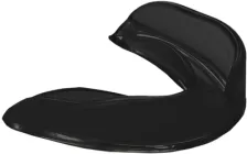 Боксерська капа EasyFit EF-0390-bk доросла одночелюсна Чорна (56003589)