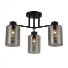 Накладний світильник-люстра Ardero BL1330-1 OSTIN під лампу Е27 чорний Ø450х245 мм