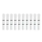 Багаторазовий мундштук для сигарет з очищаючим фільтром набір з 10 шт. Білий з прозорим