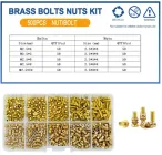 Латунні Гайки+Гвинти М2.5мм Набір 500 шт Для 3D Друку, PLA/ABS, Spec (SP-16725500)