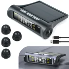 Система контролю тиску в шинах TPMS+SOLAR із сонячною панеллю та дисплеєм (см11395)