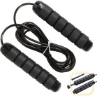 Скакалка з обважнювачем EasyFit EF-1917 Чорна (56003613)