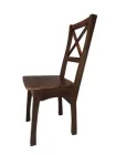 Стілець коричневий дерев'яний для кафе, ресторану, кухні WID (сосна)