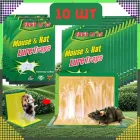 Клейова ловушка для мишей і щурів з ароматом Real Garden Mouse&Rat Lure Traps 10 шт 24 х 17 см одноразова