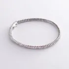 Золотий браслет з діамантами бр126 17.5 Онікс 17.5