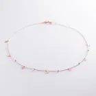 Золоте кольє Клевера кол01520 Онікс 42