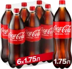 Упаковка безалкогольного напою Coca-Cola 1.75 л х 6 шт (5449000152268)