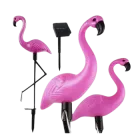 Садовий світильник із сонячною панеллю - Фламінго (3шт)