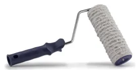 Валик гумовий структурний з пластиковою ручкою декоративний ТРАВЕРТИН 60 мм довжина 180 мм