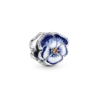 Срібна бусина Пандора Блакитна Фіалка 790777C02