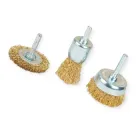 Набір щіток диск, конус, чашка "дриль" кручений дріт 3шт (50, 50, 25мм) SIGMA