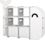 Дитячий стелаж Mealux Bubbles White (KD-E057 White)