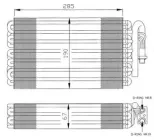 Випарювач кондиціонера NRF (36026)