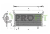 Конденсер кондиціонера Profit (17700262)