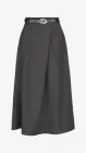 Спідниця кежуал однотонна жіноча WYJ 2473 M Графітовий shop (2000991051164)