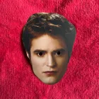 Карнавальна маска по фото зірки Едвард Каллен Сутінки приколи для вечірки