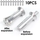 Забивні Заклепки d6.4мм;L23мм/10шт Потайні Алюмінієві Розпірні SPEC (URZ-6.4x23-AL)