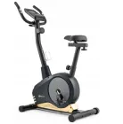 Велотренажер фітнес-велосипед Hop-Sport HS-2080 Spark до 120 кг із системою магнітного опору Чорний із золотистим
