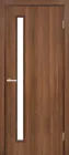 Двері міжкімнатні (полотно) MS DOORS Simple Takoma G ПВХ 70 см Горіх міланський (143790)