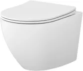 Унітаз підвісний Cersanit Desse Vortex C502 з сидінням Soft Close дюропласт S4024-001