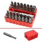 Набір біт - 33 шт / 6,35 мм з перехідником - для викрутки та шуруповерта - арт. AC-033