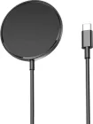 Магнітна бездротова зарядка для айфон MagSafe 15W Type C зарядний пристрій для Apple iPhone 17 16 15 14 13 12 11 Х 8 AirPods 4 3 2 LEXEGO BZU3MSC/B Black