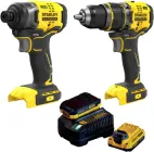 Комплект акумуляторних інструментів Stanley FATMAX Ударний дриль-шуруповерт + Гайковерт (SFMKIT_2)
