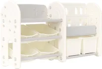 Дитячий стелаж Mealux Crato White (KD-E051 White)