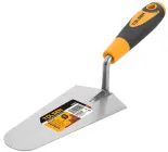 Кельма Tolsen трикутна, 1.4мм, 180мм, резинове руківя, метал (41004)