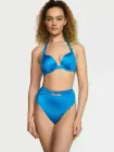 Купальник роздільний Victoria's Secret Swim Knotted Sexy Tee Push-Up Bikini Синій 36C / M