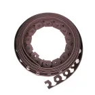 Садовий бордюр універсальний Gardener 4 см (10 м + 20 анкерів) коричневий