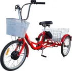Велосипед VEGA триколісний з електричним двигуном для пересування Хеппі С Червоний (709708)