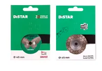 Комплект плиточника для гравера: фреза алмазна DGM-S 45мм Nectar + диск DISTAR Butterfly 45мх0,6мм